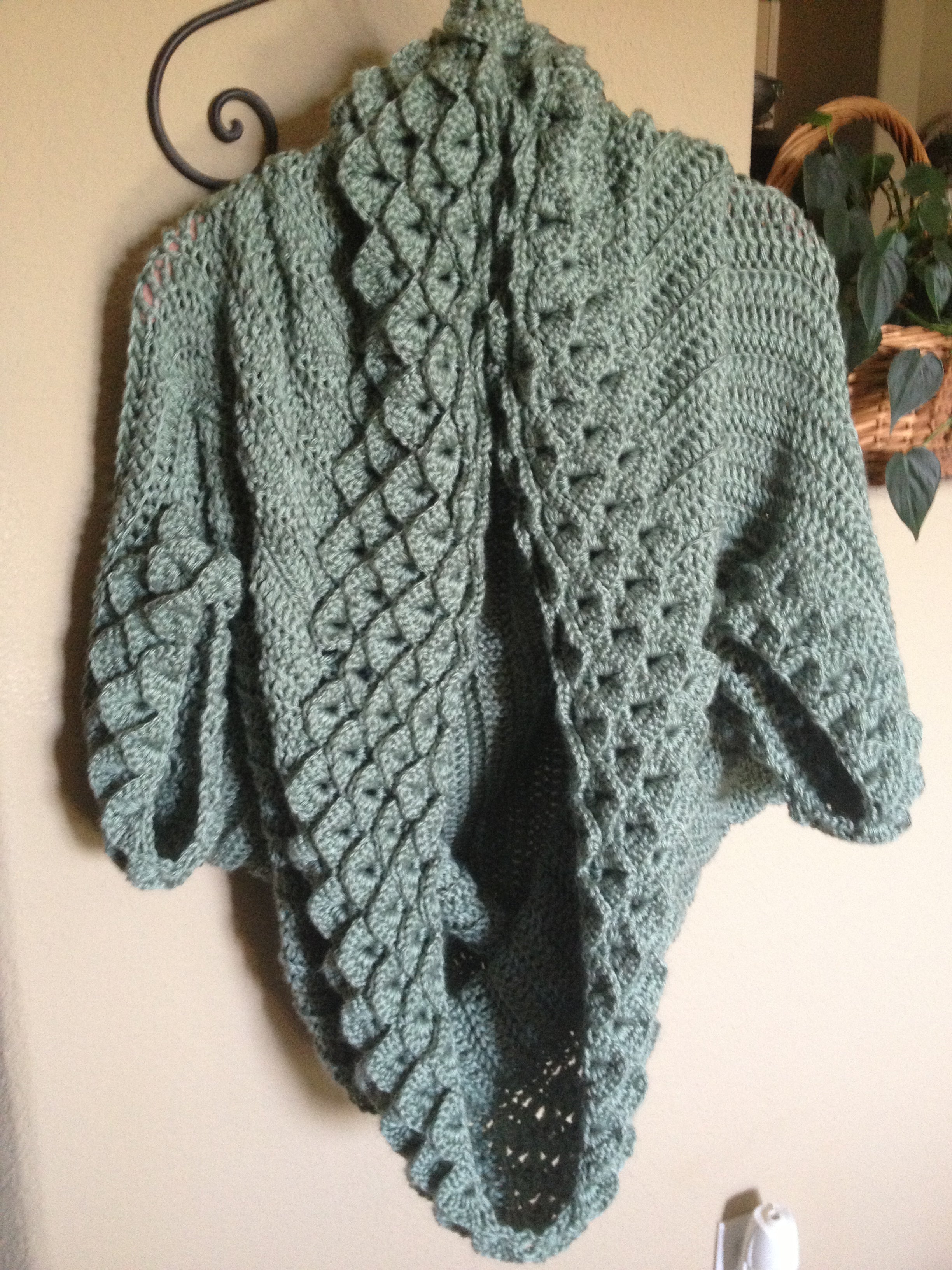 Crochet Dragon Stitch Cardigan
