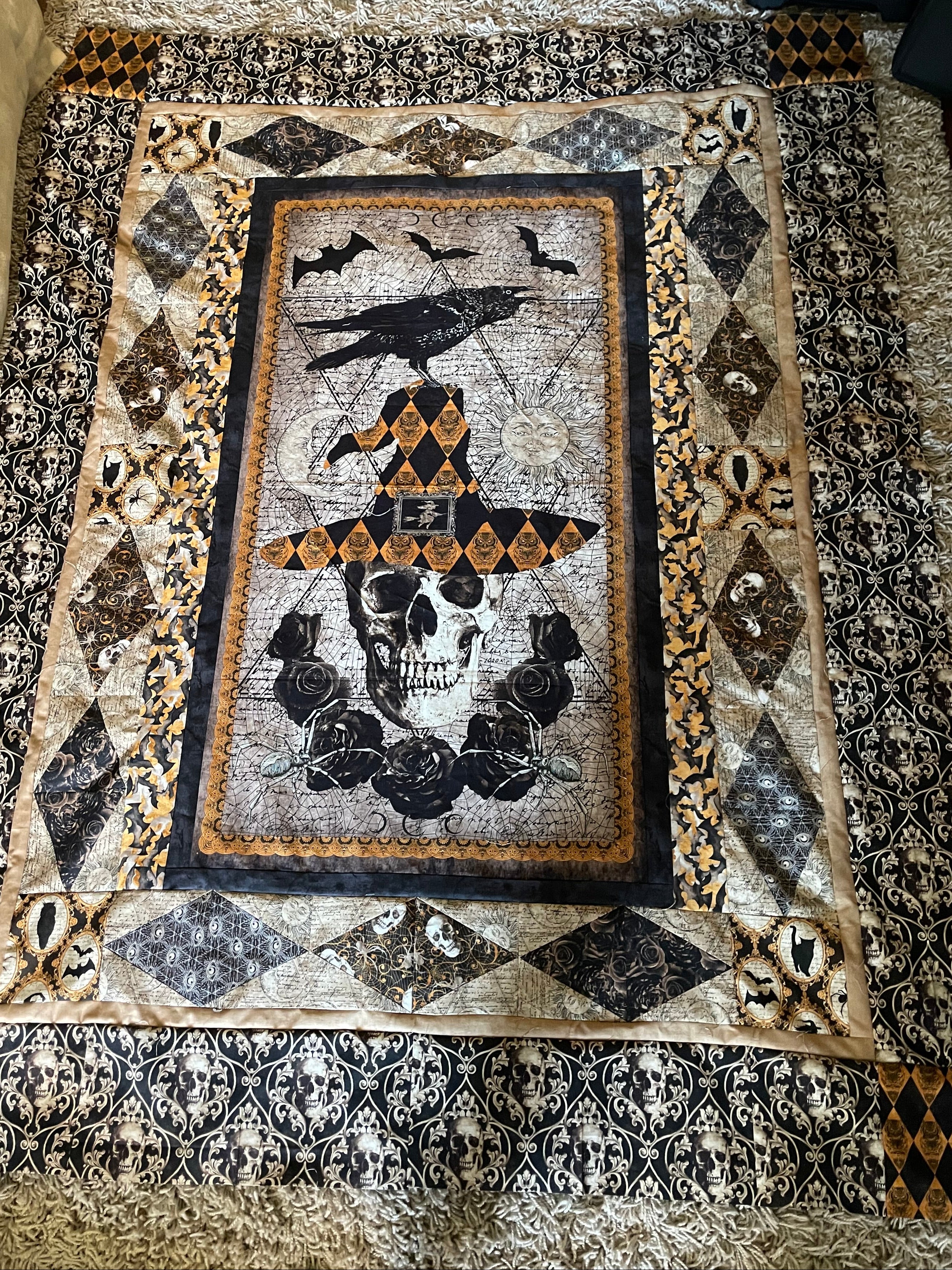 Deathly Halloween Quilt