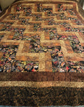 Rail Fence Pattern Fall Quilt